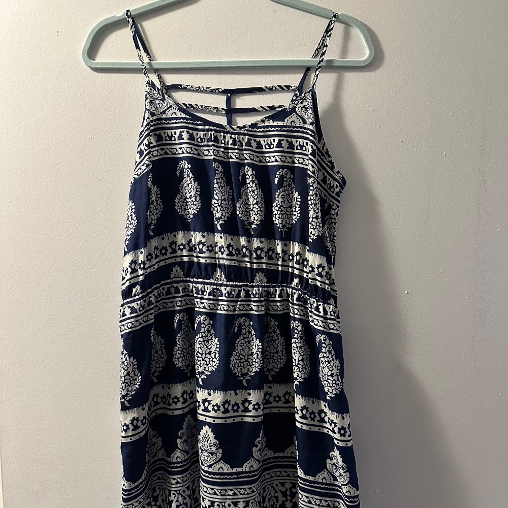 Navy & White Sundress (M)